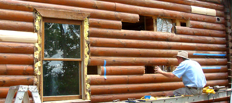 Log Home Repair Laurens County, Georgia