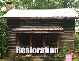 Historic Log Cabin Restoration  Laurens County, Georgia